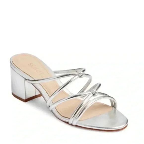 SCHUTZ  Shoes Womens Schutz
Princey Strappy Metallic Silver Size 5.5B - Picture 11 of 11
